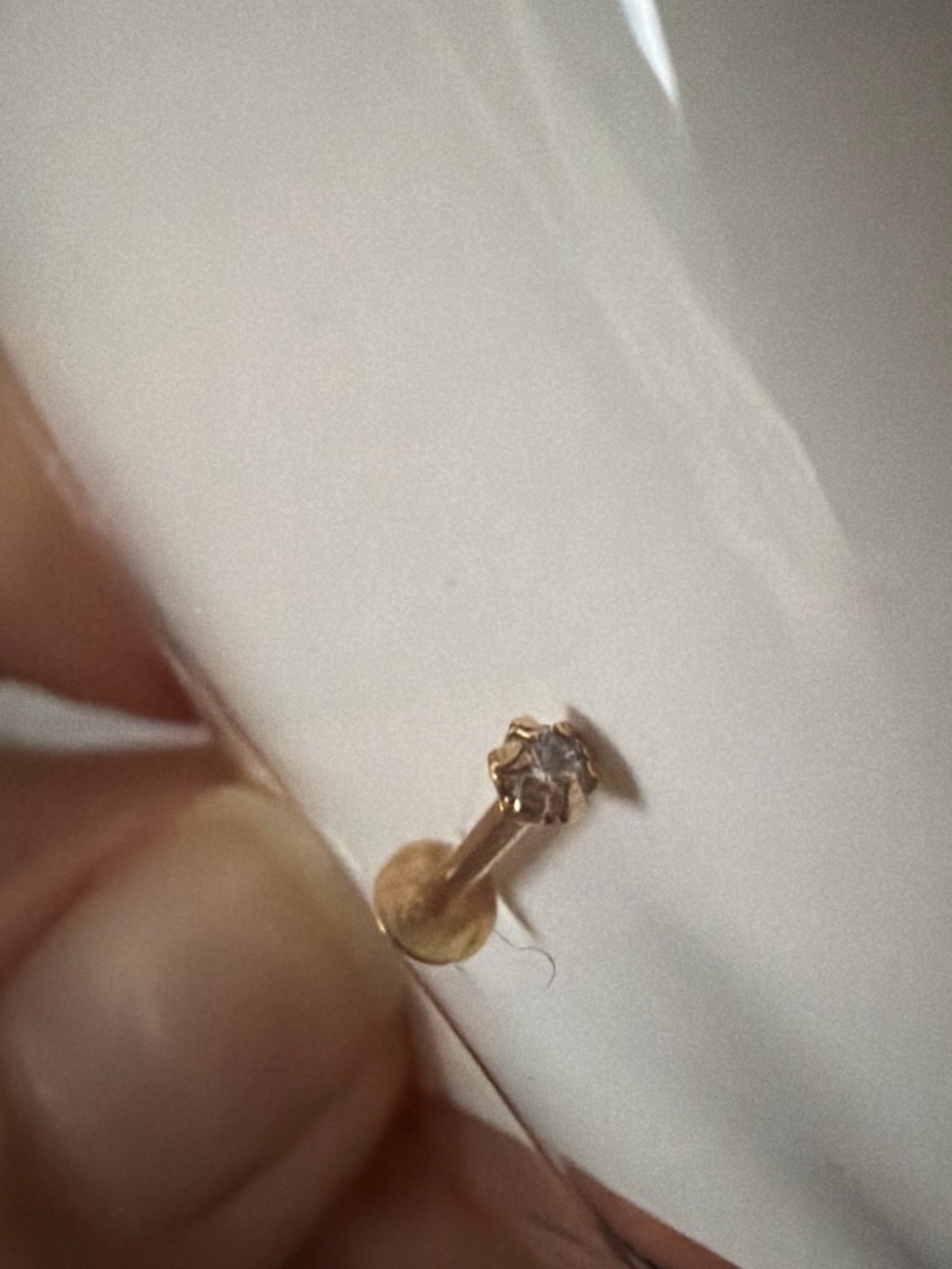 14k Gold Single Earring - Classic Gold - Picture 6 of 6